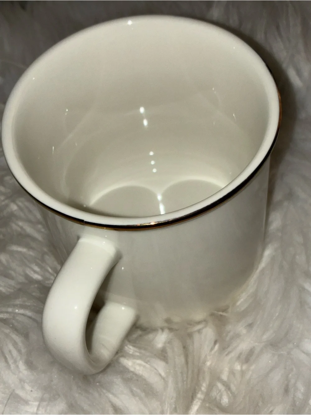 Like New Pottery Barn Plaid Alphabet Stoneware Mug featuring the letter 